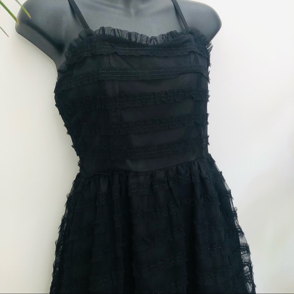 NWT White By Charcoal ‘Pretty Little Playdress’ Black Tulle Layered Party - Picture 5 of 12